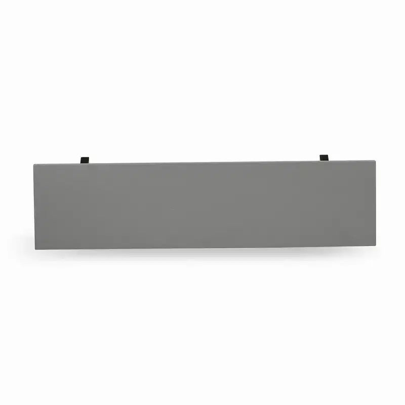 Panca da pranzo moderna X-Style con sedile in legno, 60x15x18 pollici, nero/grigio