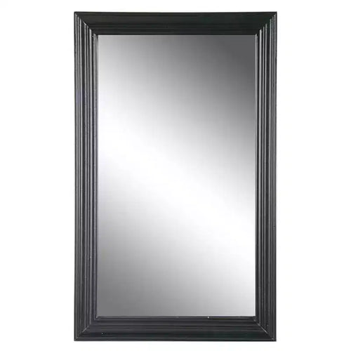 HomeRoots 26 Black Beveled Lines Framed Accent Mirror