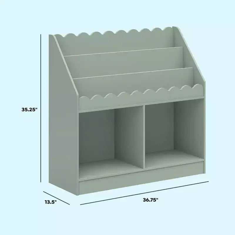 Libreria a conchiglia per camera da letto o soggiorno