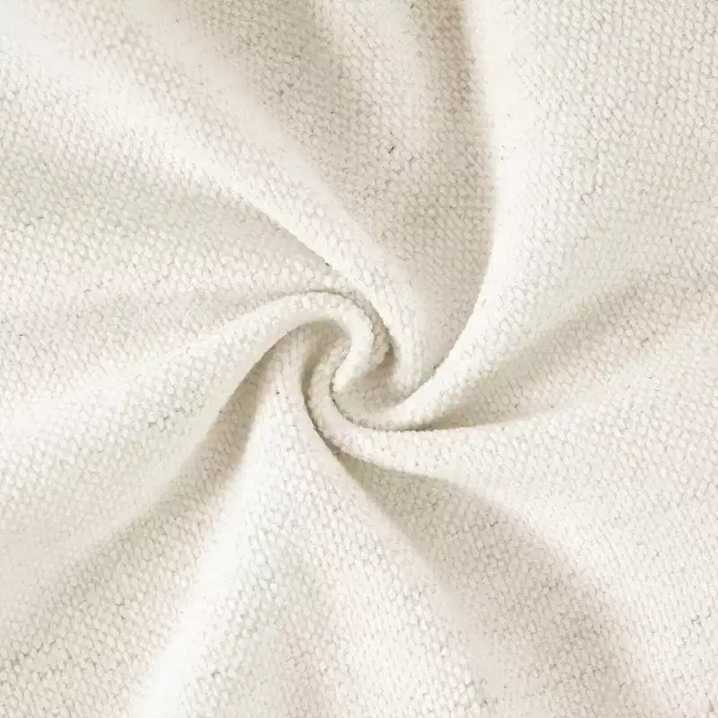 Letto moderno a righe in tessuto con testiera