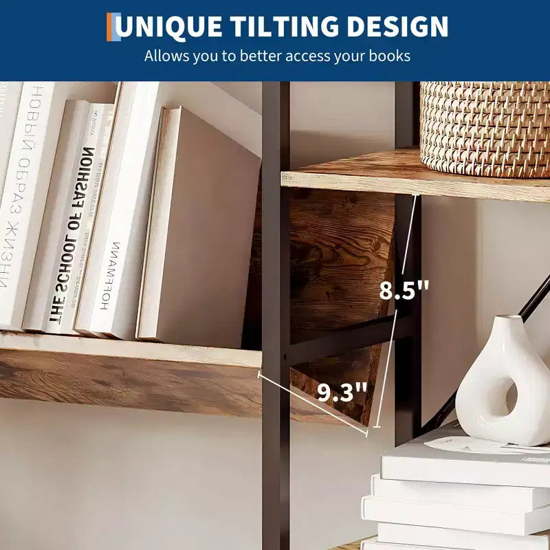 Libreria a 3 colonne con ripiani regolabili per soggiorno, ufficio, camera da letto