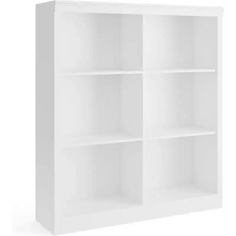Organizer portaoggetti a 6 cubi, libreria a 3 ripiani per camera da letto, aula e ufficio