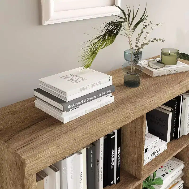 Organizer portaoggetti a 6 cubi, libreria a 3 ripiani per camera da letto, aula e ufficio