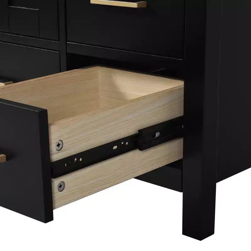 Mobile bagno da 30 pollici con lavabo, cassetti portaoggetti e ante con chiusura ammortizzata