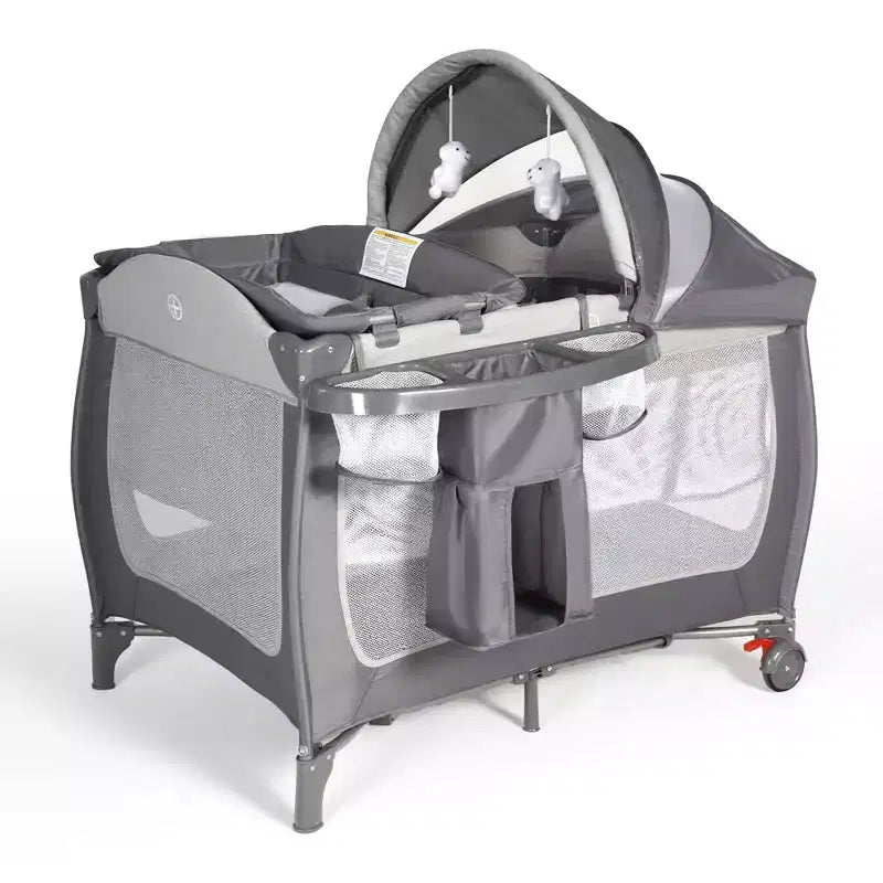 Culla 4-in-1 per neonati, box portatile, lettino convertibile con fasciatoio