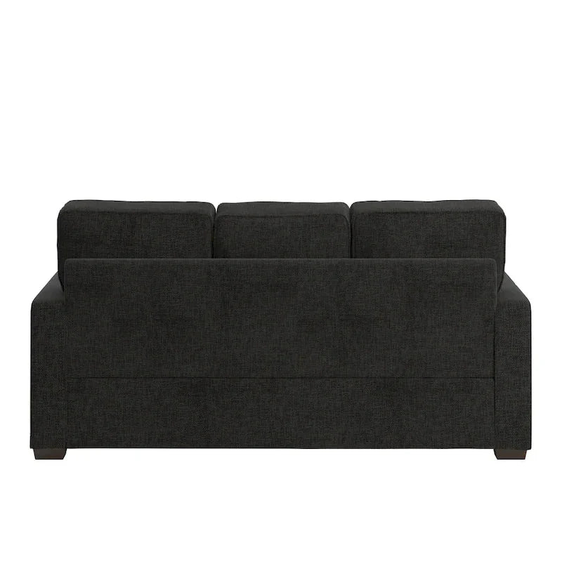 Divano Roros con braccioli quadrati e rivestimento in tessuto di iNSPIRE Q Classic