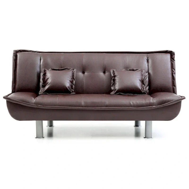 Divano Letto in Similpelle Lionel