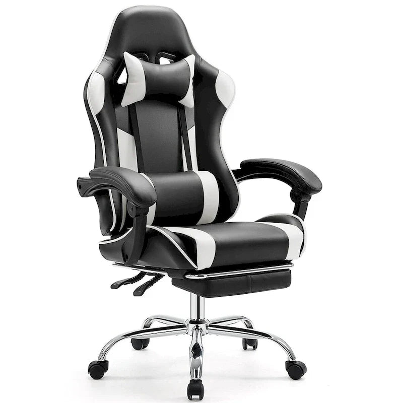 Sedia da scrivania girevole in pelle PU per gaming
